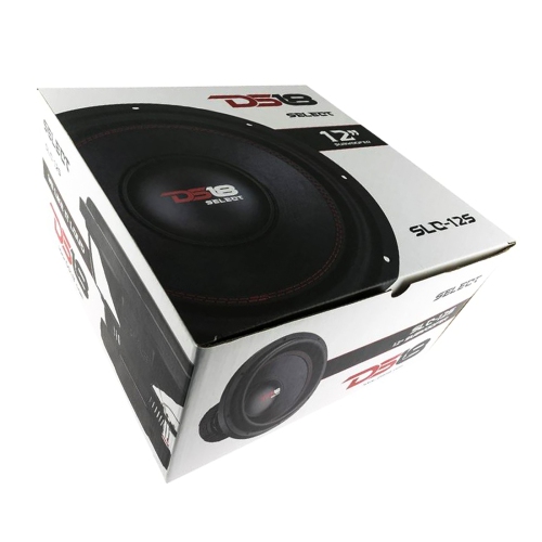 DS18 SLC-12S 500 W Max 12" Single 4-Ohm Voice Coil SVC Car Audio Subwoofer