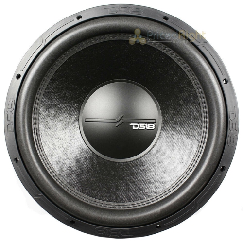 Haut-parleur d'extrêmes graves stéréo pour l'auto à double bobine acoustique DVC DS18 ZR15,2D 15 po 1500&nbsp;W Max, 2 ohms