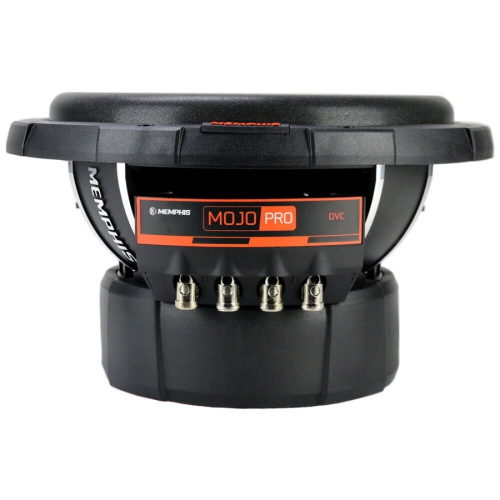 Memphis Audio MJP1044 10" 1500W Max Dual 4-Ohm Voice Coil DVC Car Subwoofer