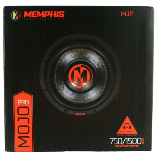 Memphis Audio MJP1044 10" 1500W Max Dual 4-Ohm Voice Coil DVC Car Subwoofer
