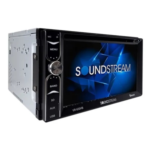 Récepteur multimédia intégré au tableau de bord Soundstream VR-630HB 2-DIN  6,2 po écran tactile