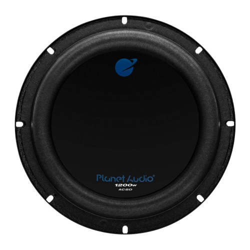 Planet Audio AC8D 1200 W Max 8" Dual Voice Coil 4-Ohm DVC Car Stereo Subwoofer