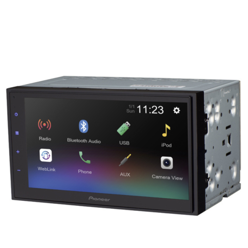 Pioneer DMH-342EX 6.8" Touchscreen Bluetooth Amazon Alexa Digital Media Receiver