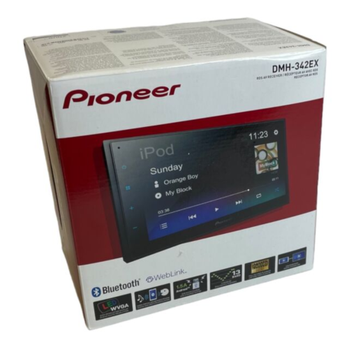 Pioneer DMH-342EX 6.8" Touchscreen Bluetooth Amazon Alexa Digital Media Receiver