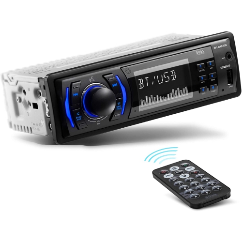 Boss Audio 616UAB 1-DIN Car Stereo In-Dash Mechless Multimedia Bluetooth Receiver