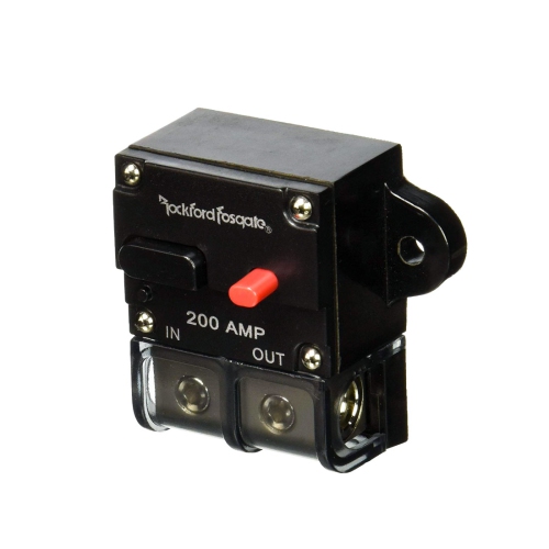 Disjoncteur Rockford Fossate RFCB200 1/0 AWG à entrées 4 AWG, 200 a