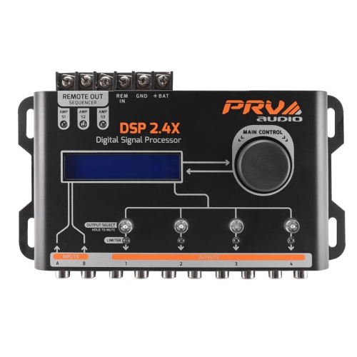 PRV Audio DSP 2.4X 4-Channel Crossover & EQ Car Audio Digital Signal Processor