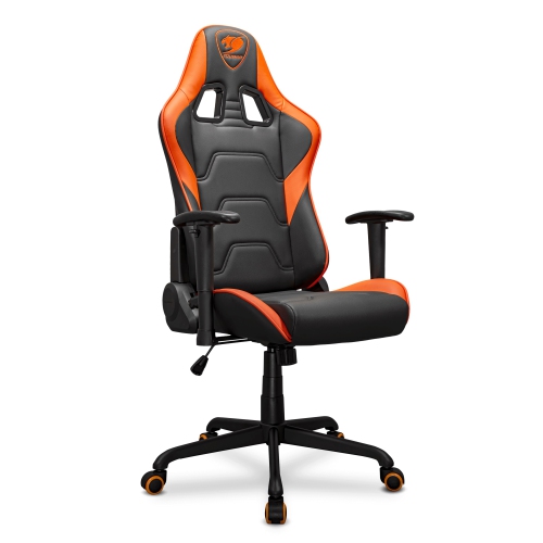 Cougar Armor Elite Office Gaming Chair - Ergonomic, High Back Premium Breathable PVC Leather Reclining Backrest Headrest & Lumbar Cushions,
