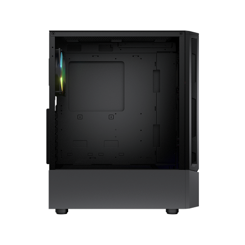 Cougar MX360 RGB Mini Tower ATX Computer Case, Tempered Glass Side Panel, 1x 120mm ARGB Fan Pre-Installed, Black