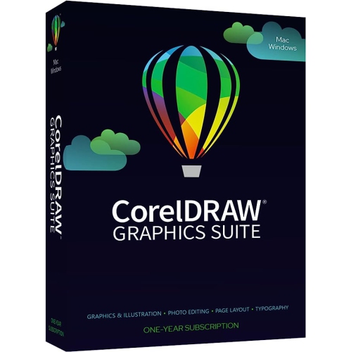 CORELDRAW  Graphics Suite | 1 Year Subscription | Graphic Design Software for Professionals | Vector Illustration, Layout, And Image Editing [PC