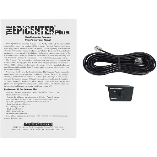 AudioControl The Epicenter Plus Black Bass Restoration Processor with OEM Interface