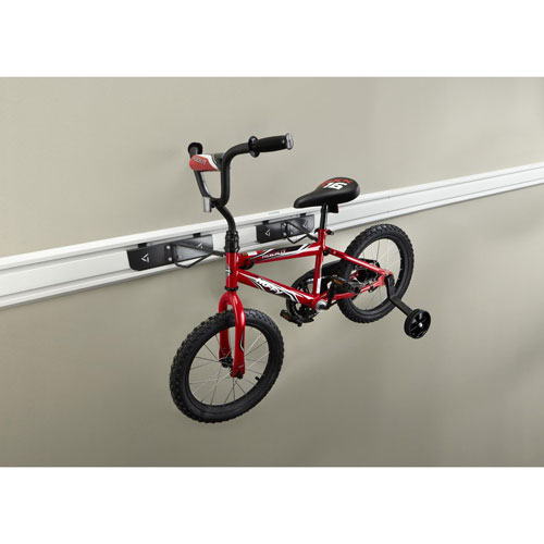 Gladiator Horizontal Bike Hook - Granite