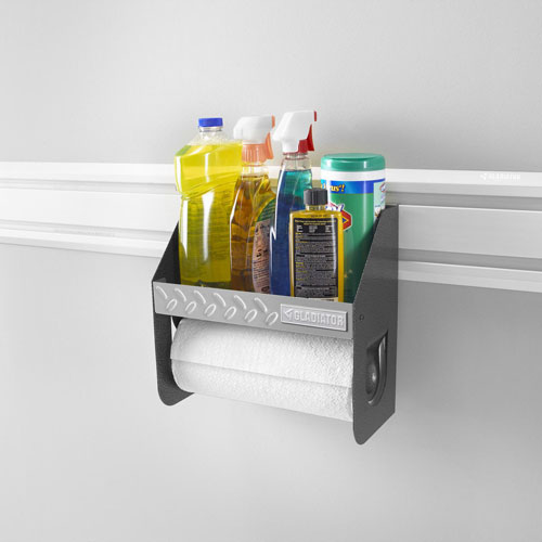 Gladiator Clean-Up Caddy - Silver Tread