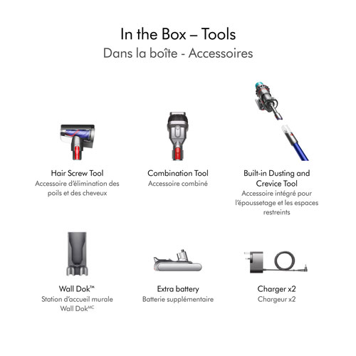 Dyson Gen5outsize Cordless Stick Vacuum - Nickel/Blue