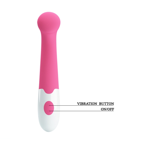 Stimula Charles – le vibreur personnel multifonction vibreur de massage G-Spot avec 30 modes de vibration – livré dans un emballage discret – Rose