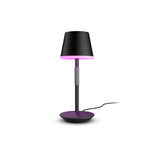 SIGNIFY  Philips Hue Go Portable Table Lamp - In Black Handy portable hue lamp