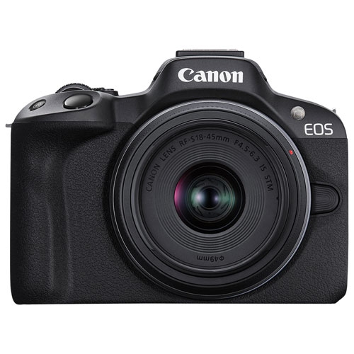 CANON  - Eos R50 Mirrorless Camera With Rf-S 18-45MM Is Stm Lens Kit