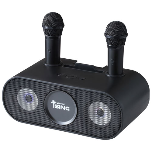 Micro sans Fil Karaoke Avec Haut-Parleur Caisse Intégré Bluetooth de Poche