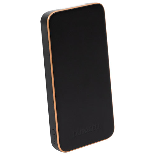 Duracell Charge10 Portable Power Pack, 10000mAh Mobile Black Power Bank,  DMP-PB-Charge10 