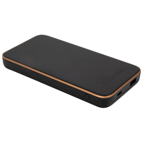 Chargeur portable USB-A/USB-C de 10 000 Charge 10 de Duracell - Noir