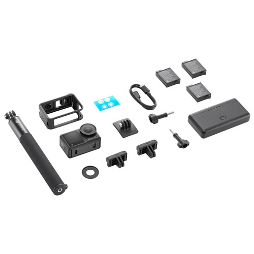 Caméra d'action 4K Adventure Combo Action 4 Osmo de DJI