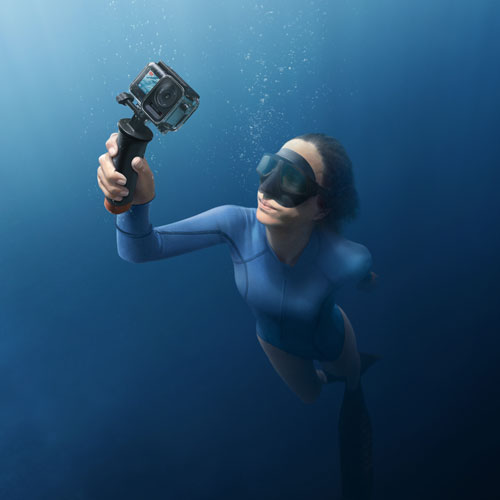 Caméra d'action 4K Adventure Combo Action 4 Osmo de DJI
