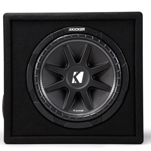 Kicker 43VC124 – haut-parleur d’extrêmes graves Comp de 12 po en Encl ventilé, 4 ohms, compatible RoHS