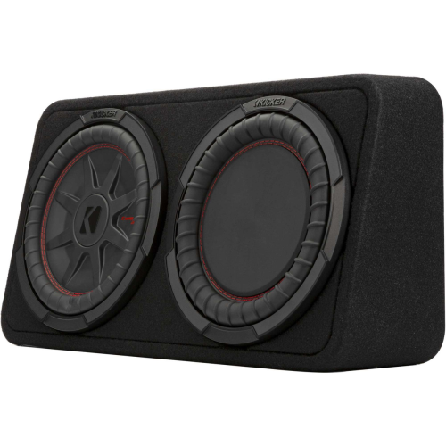 Kicker, 48TCWRT102 – haut-parleur d’extrêmes graves CompRT de 10 po dans un boîtier mince, 2OHM, compatible RoHS