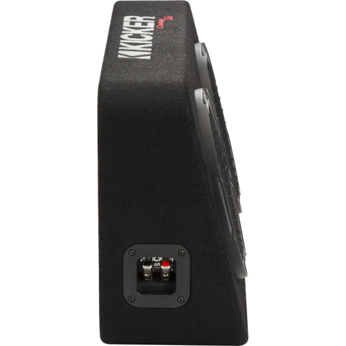 Kicker 48TRTP102 TRTP 10-inch Thin Down Firing Subwoofer and Passive Radiator Enclosure, 2-Ohm, RoHS Compliant