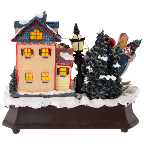 Animated and Musical Christmas Sleigh Decoration - 6.25"