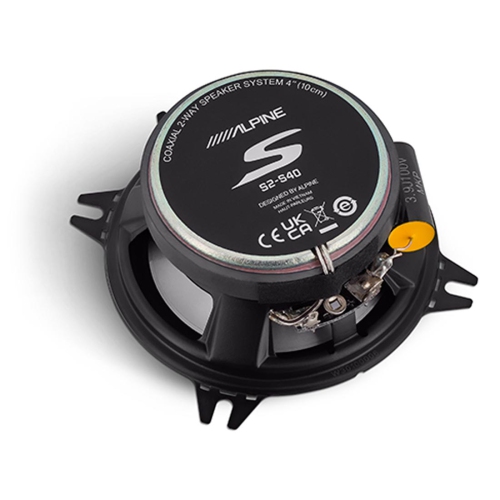 Haut-parleurs d'auto coaxiaux à 2 voies de 4 po série S S2-S40 d'Alpine