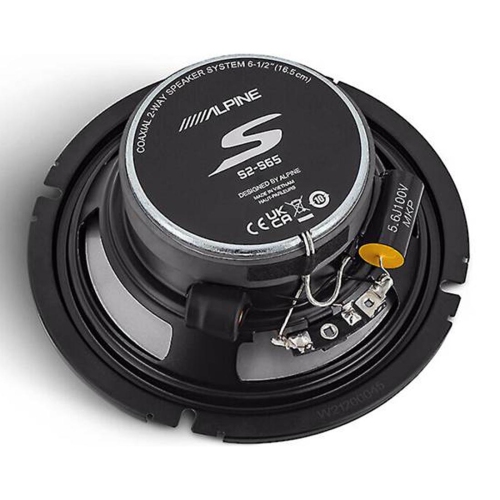 Alpine S2-S65 S-Series 6.5″ Coaxial 2-Way Car Speakers