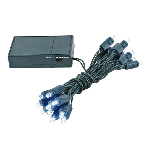 NOVELTY LIGHTS LLC  Novelty Lights Battery Operated Led Mini Lights 8 Feet, 20 Count Fairy Lights On Wire, On/off & Flashing Modes, Indoor/outdoor
