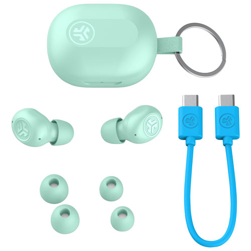 Écouteurs boutons 100 % sans fil à JBuds Mini de JLab - Menthe