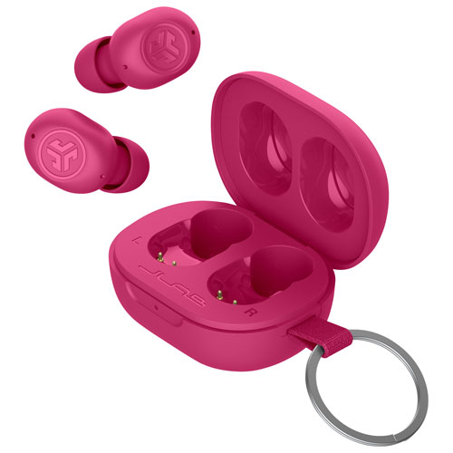 JLab JBuds Mini In-Ear True Wireless Earbuds - Pink