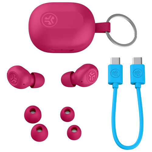 JLab JBuds Mini In-Ear True Wireless Earbuds - Pink