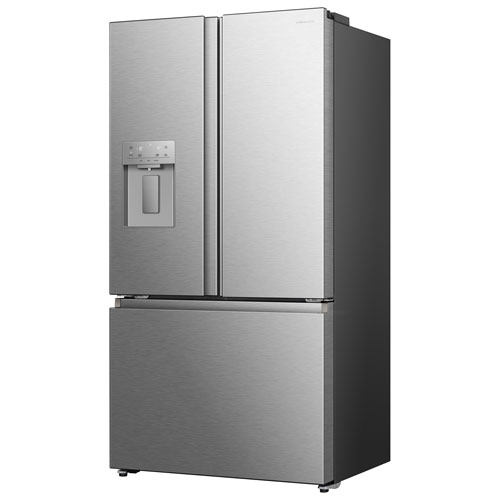 Hisense 36" 22.4 Cu. Ft. French Door Refrigerator w/ Water & Ice Dispenser -Stainless Steel