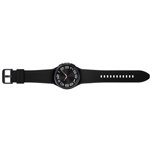 Montre intelligente LTE de 43 mm Samsung Galaxy Watch6 Classic avec TELUS - Noir - Financement mensuel