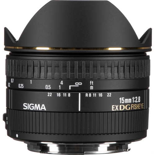 Sigma 15mm f/2.8 EX DG Diagonal Fisheye Lens for Sigma SLR Cameras