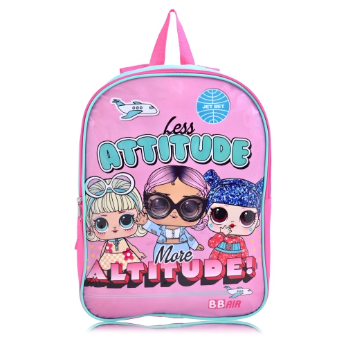 LOL SURPRISE  L.o.l. Surprise Girl's 15 Inch Shoulder Backpack for Kids - In Pink