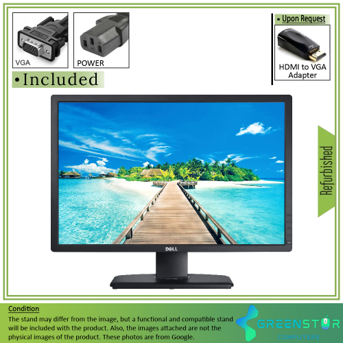 DELL  Refurbished(Good) - Professional P2213 22"widescreen 1680X1050 HD Led Backlight Lcd Tn Monitor