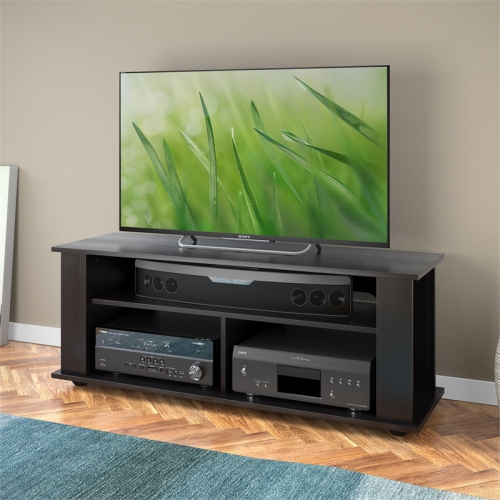 CorLiving TV Stand for TV's Up To 55"-Black