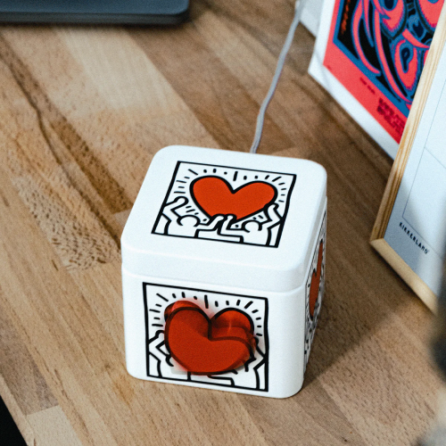 Keith Haring Lovebox - Love Note Messenger - Gift for Art Lover