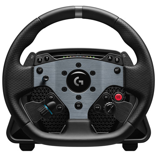 Volant gaming de course à retour de force Thrustmaster T128 Noir et Gris +  Pédales Magnétiques pour PS4/PS5/PC - Volant gaming - Achat & prix