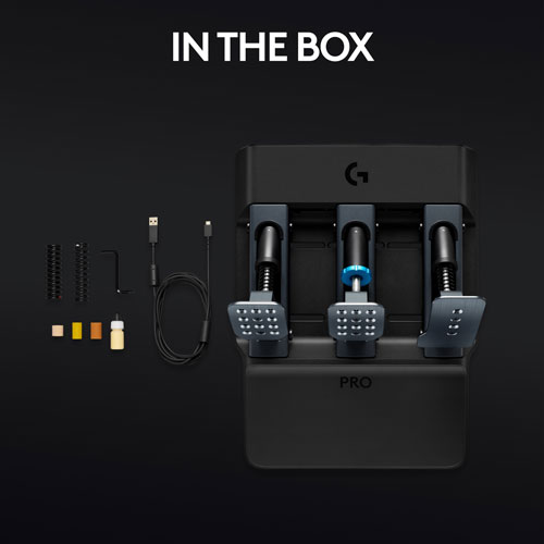 Pédalier de course PRO de Logitech G pour PC