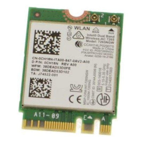 New Dell Intel Dual Band Wireless WIFI Card 7265 0CH16N CH16N