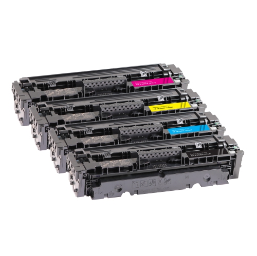 COLORBLACK  Premium Remanufactured Set Of 4 Colors Toner Cartridge (Reused Oem Chip) for HP 414A (W2020A, W2021A, W2022A, W2023A)