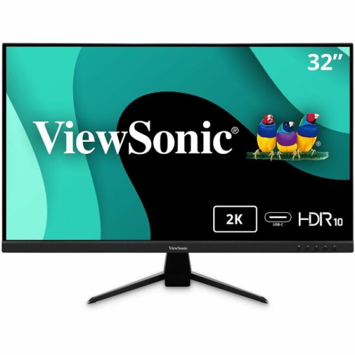 ViewSonic VX3267U-2K 32" 1440p IPS Monitor with 65W USB C, HDMI, DP, and HDR10
