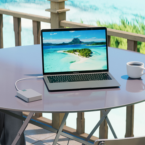 LaCie Ultra Touch HDD 4TB 2.5" USB 3.0 Portable External Hard Drive - Pebble Grey -