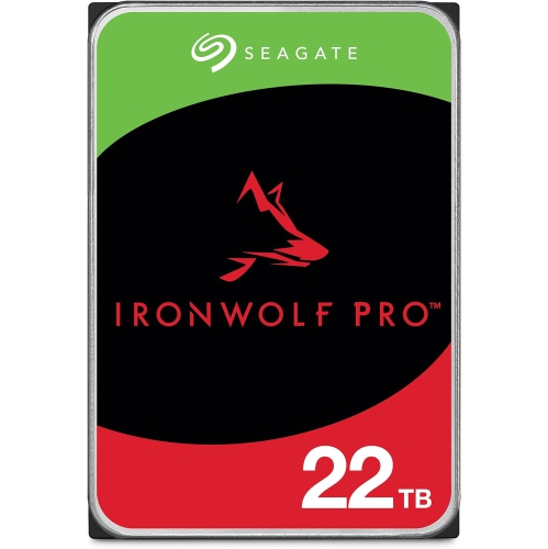 Seagate IronWolf Pro 22TB Enterprise NAS Internal HDD Hard Drive – CMR 3.5 Inch SATA 6Gb/s 7200 RPM 256MB Cache for RAID Network Attached Storage, Re